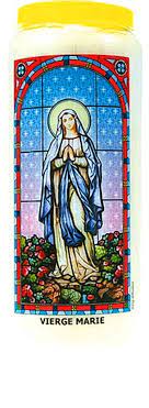 Neuvaine Vitrail Vierge Marie