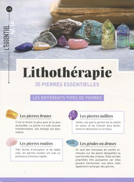Lithothérapie: 35 pierres essentielles