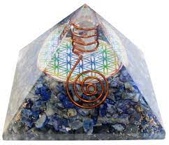 Pyramide Fleur de Vie Orgonite