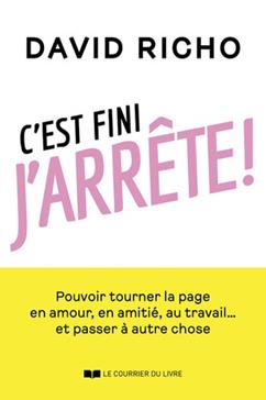 C'est fini, j'arrête !