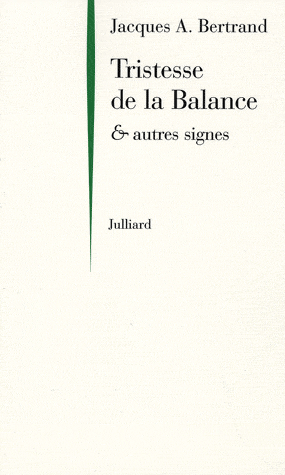 Tristesse de la Balance