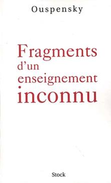 Fragments d'un enseignement inconnu