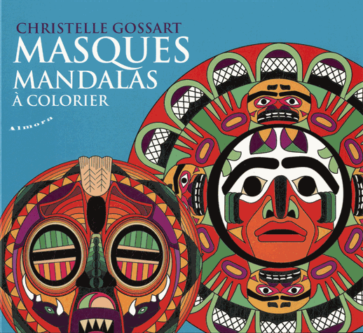 Masques mandalas à colorier