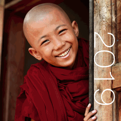 Calendrier mural sagesse orientale