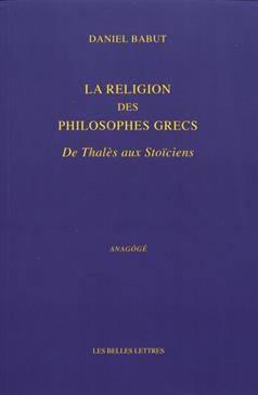 La religion des philosophes grecs