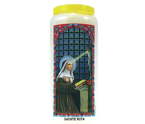 Bougie de neuvaine Ste Rita