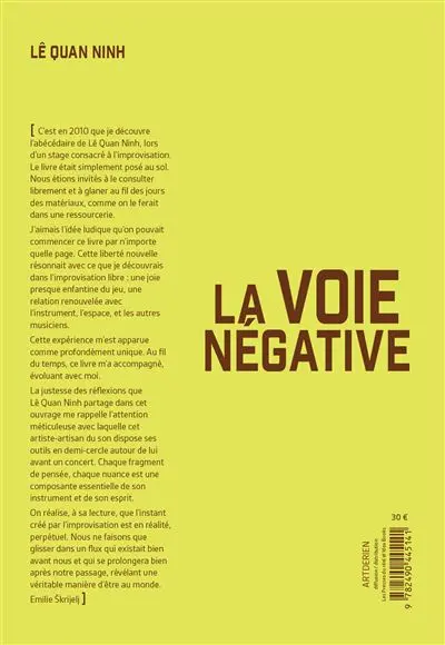 La voie négative