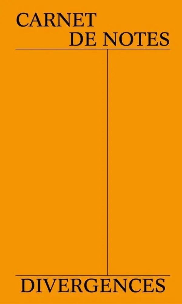 Carnet de notes - orange