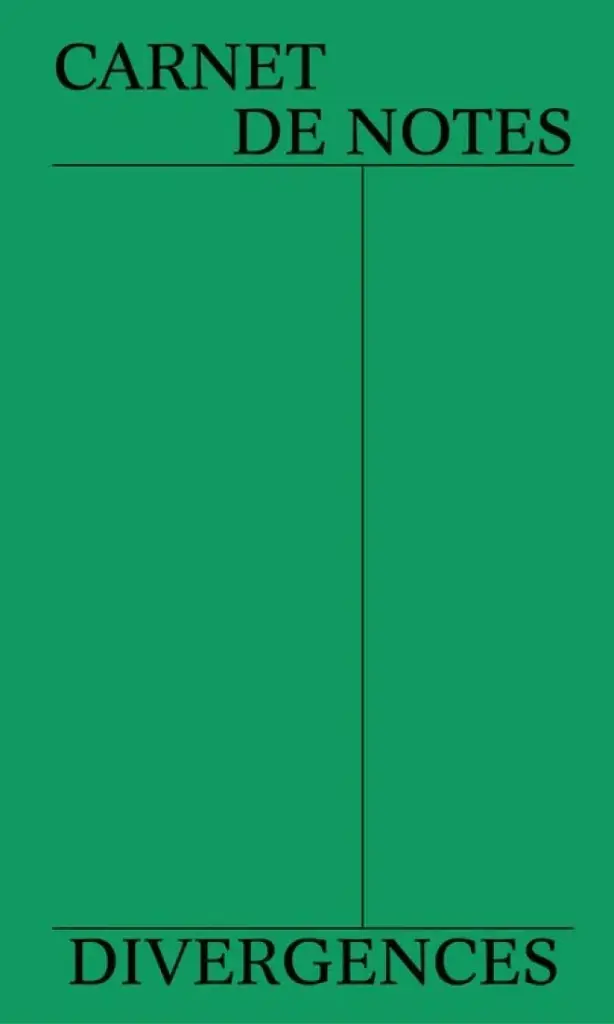 Carnet de notes - vert