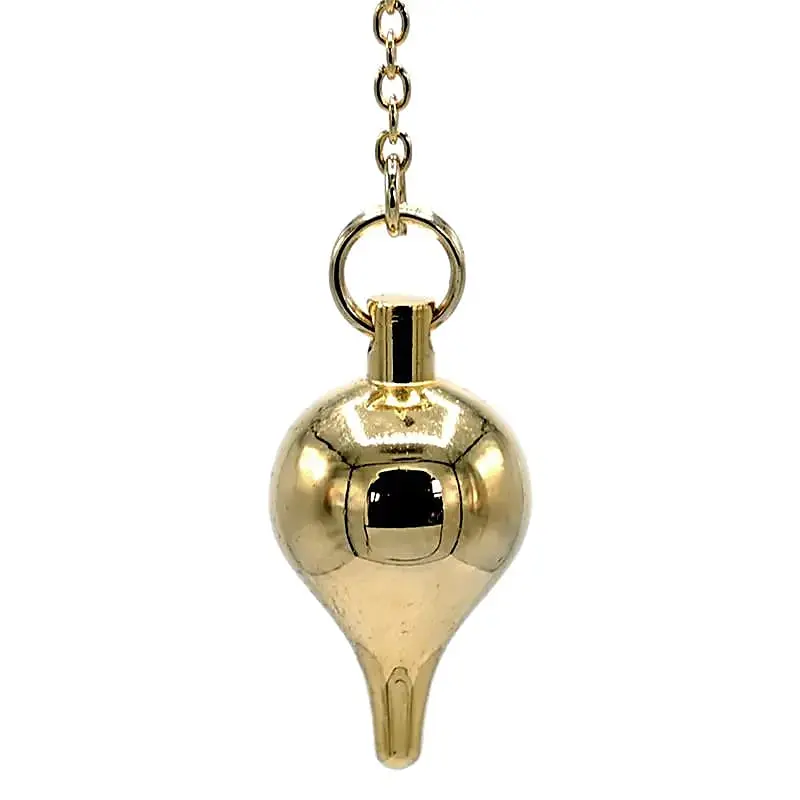 Pendule en laiton plaqué or (27g)