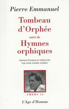 Tombeau d'Orphée suivi de Hymnes orphiques