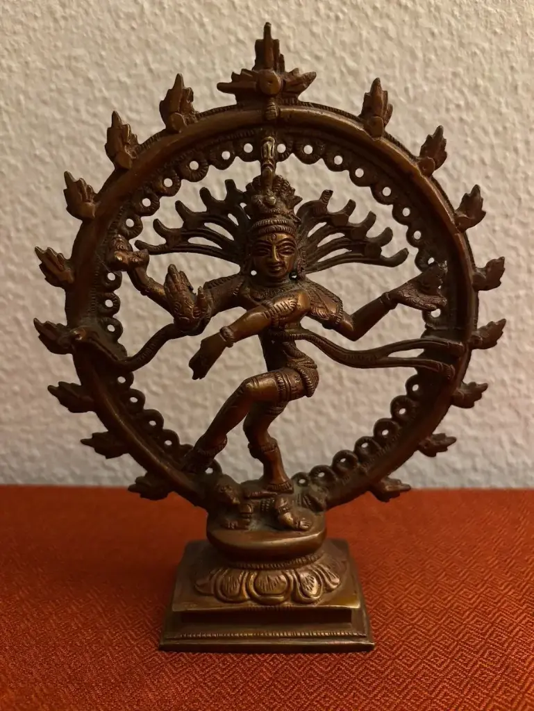 Shiva Nataraja en métal (17 x 14 cm)