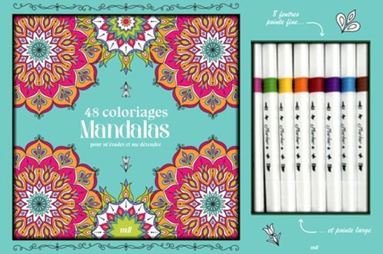 48 coloriages Mandalas pour m'évader et me détendre