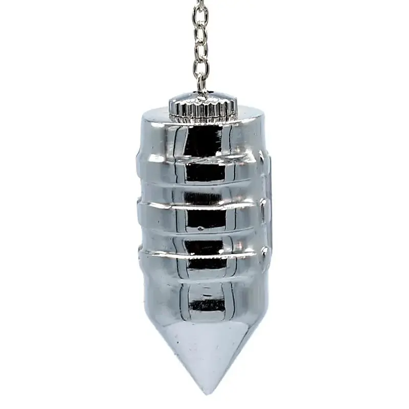 Pendule Atlantis en laiton chromé 
