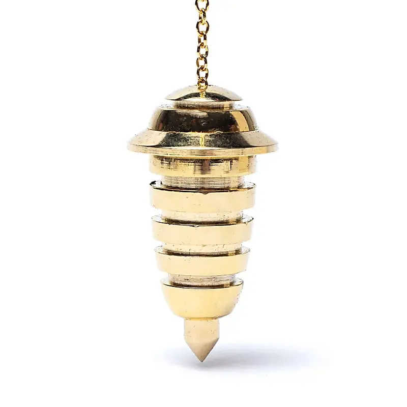 Pendule chambré en laiton plaqué or 