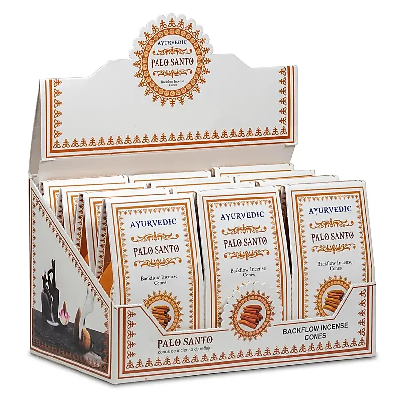 Cônes d'encens à refoulement Palo Santo