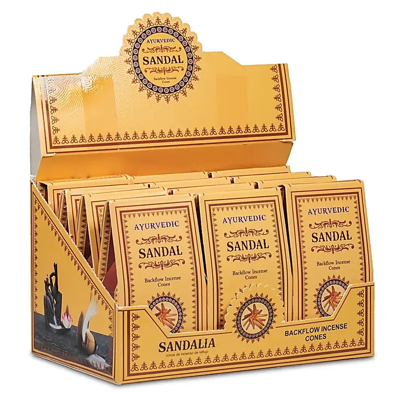 Cônes déncens à refoulement Ayurvedique Santal