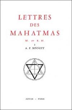 Lettres des mahatmas m et k h  a sinnett