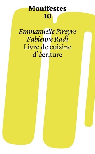 Livre de cuisine d'écriture