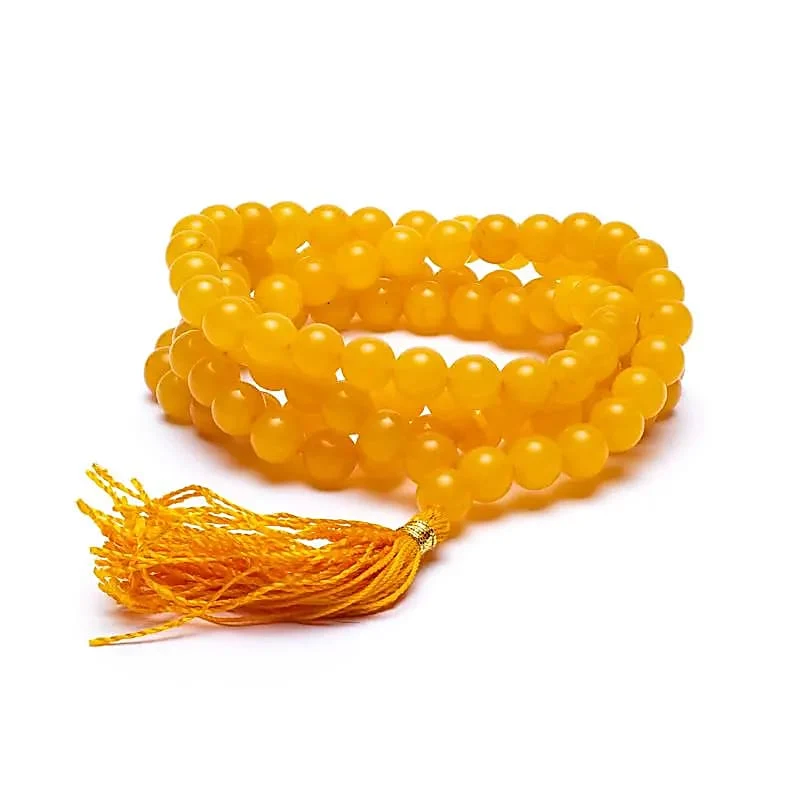 Mala Quartz doré 108 perles