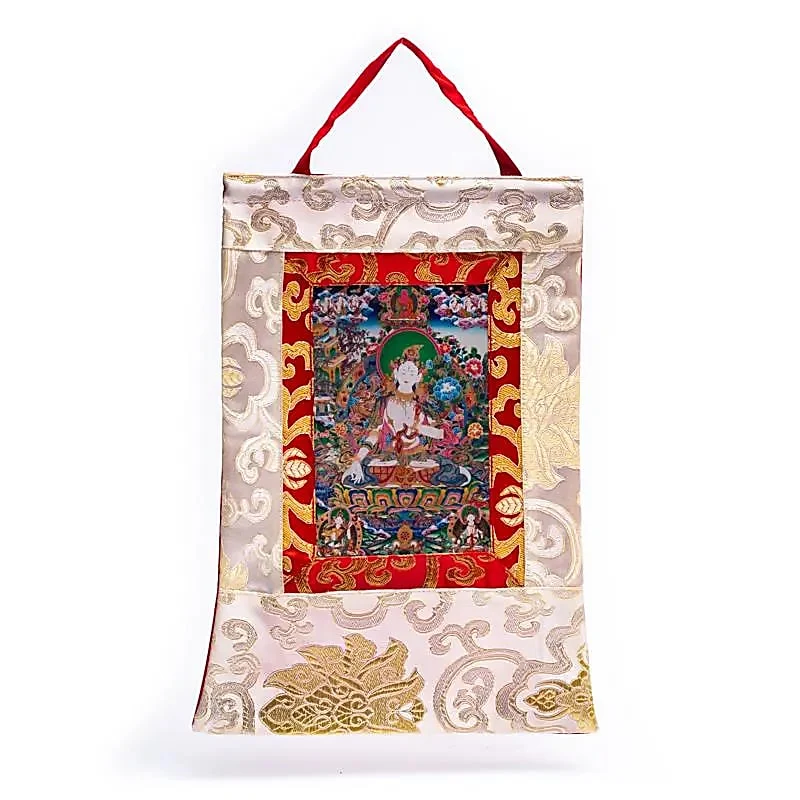 Tara Blanche Thangka imprimée (29x20)