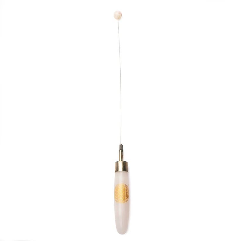 Bio-tensor Quartz rose et fleur de vie 