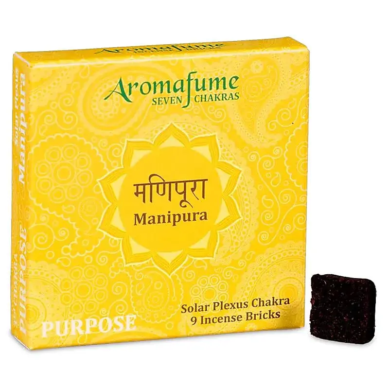 Aromafume briques d'encens Chakra 3°chakra 