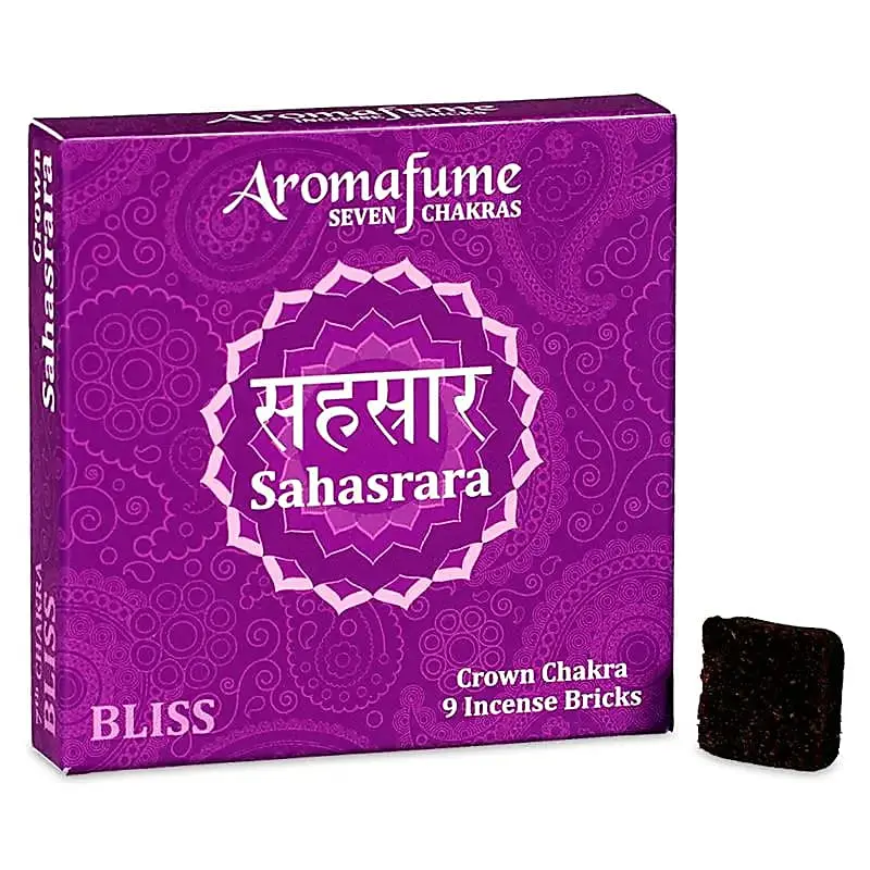 Aromafume briques d'encens Chakra 7°chakra 