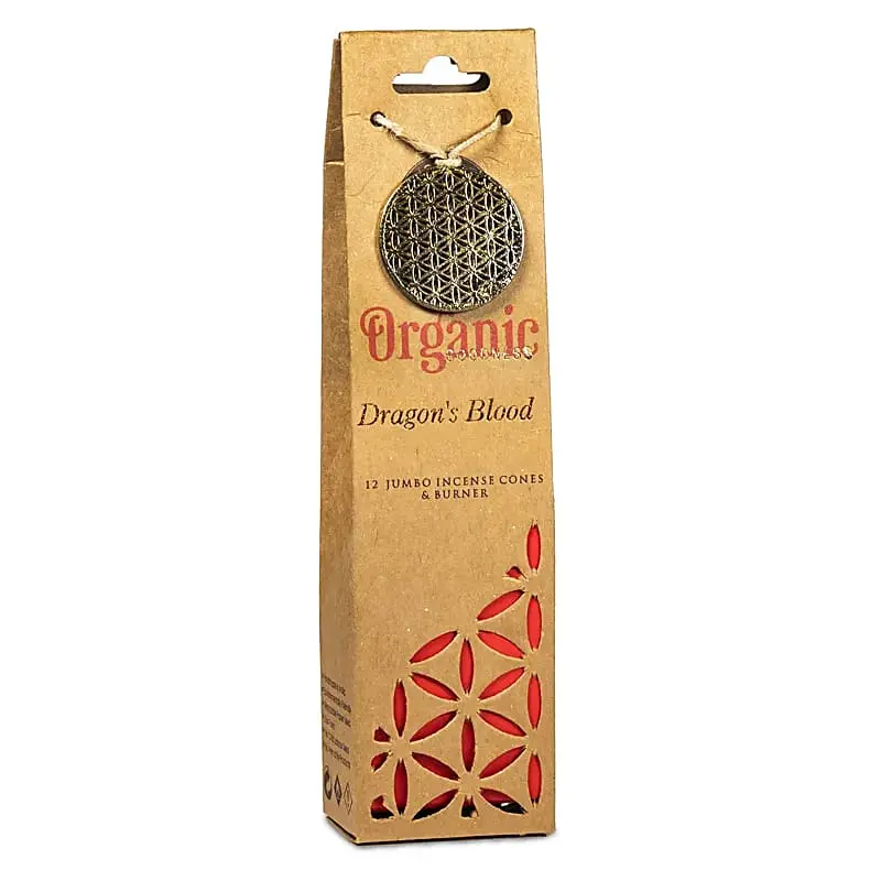 Organic Goodness Cônes déncens Jasmin + brûleur 