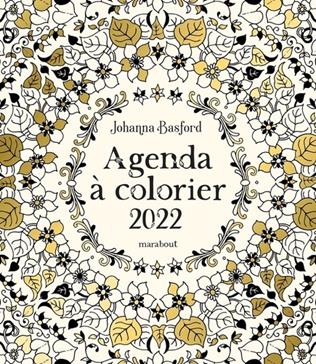 Agenda à colorier Johanna Basford