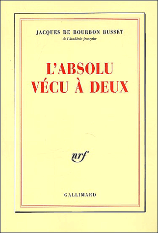 L'absolu vécu à deux