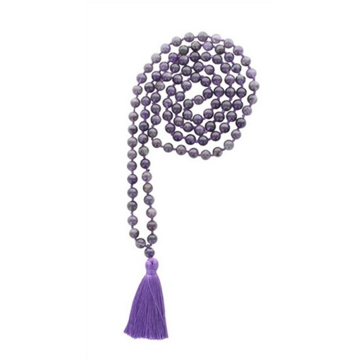 [3660341689769] Mala en amethyste 108 perles 8 mm