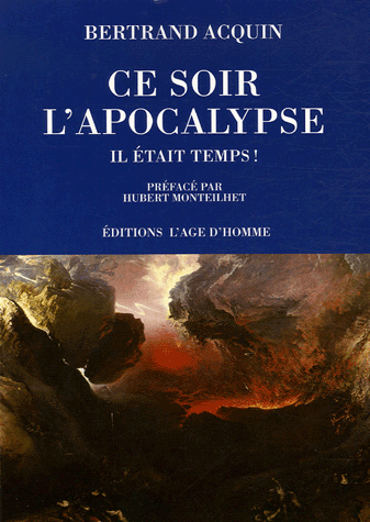 [9782825136089] Ce soir l'apocalypse... Il était temps !