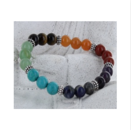[3660341652855] Bracelet 7 chakras