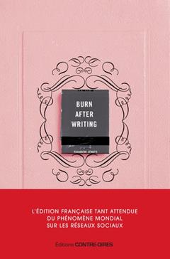 [9782849336212] Burn after writing
