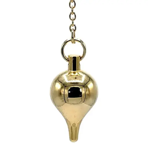 [8718657462820] Pendule en laiton plaqué or (27g)