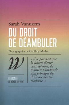 [9782381140827] Du droit de déambuler