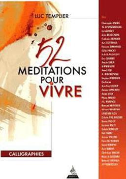 [9782844546838] 52 méditations pour vivre