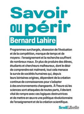 [9782021588965] Savoir ou périr