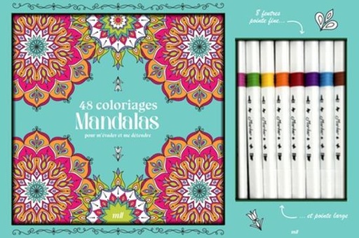 [9782383558910] 48 coloriages Mandalas pour m'évader et me détendre