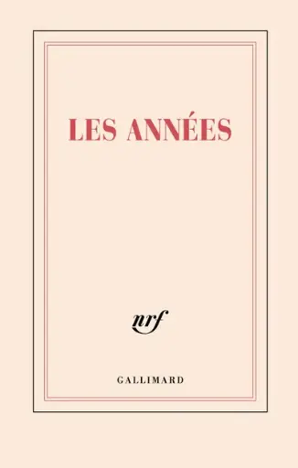 [3260100007393] Carnet d'écriture "Les années"