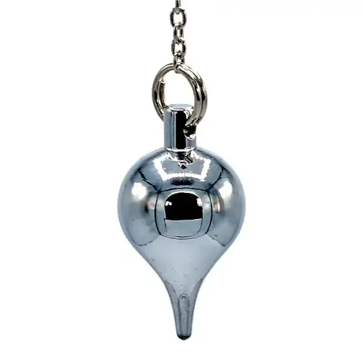 [16474] Pendule en laiton chromé 