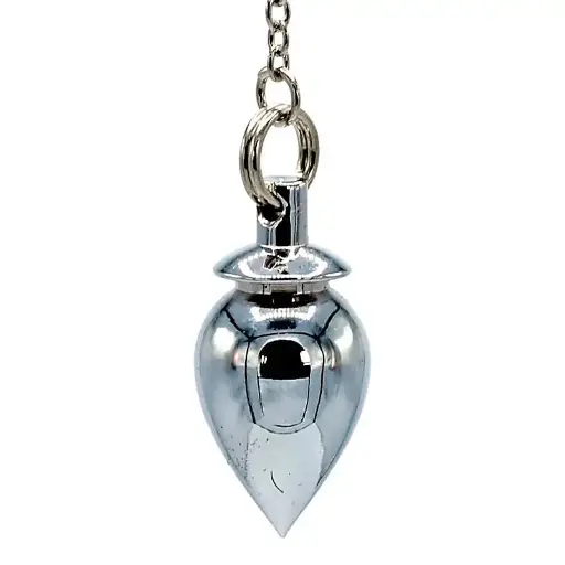 [16556] Pendule en laiton chromé 