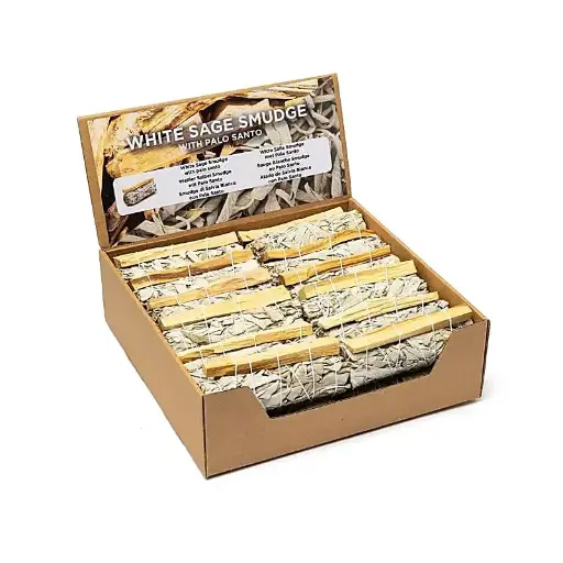 [5286] Smudge de Sauge Blanche avec Palo Santo
