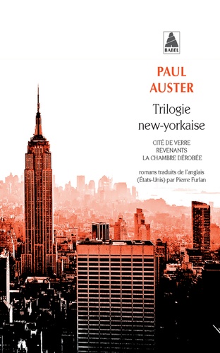 [9782330081720] Trilogie new-yorkaise. Cité de verre ; Revenants ; La chambre dérobée