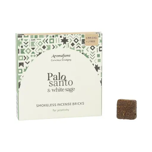 [18289] Aromafume briques d'encens Palo Santo & Sauge Blanche 
