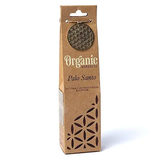 [64744] Goodness Palo Santo cônes d'encens + brûleur Bio 